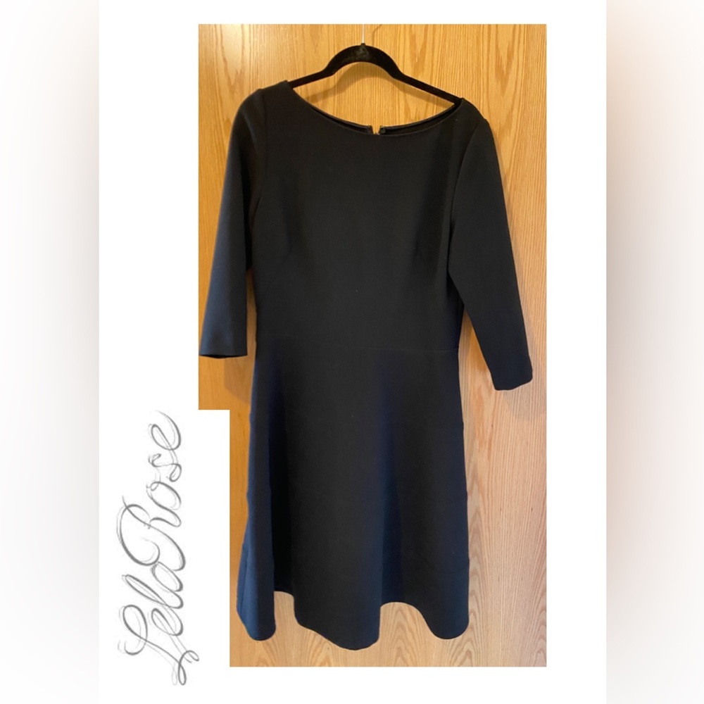 LELA ROSE Classic Black Dress